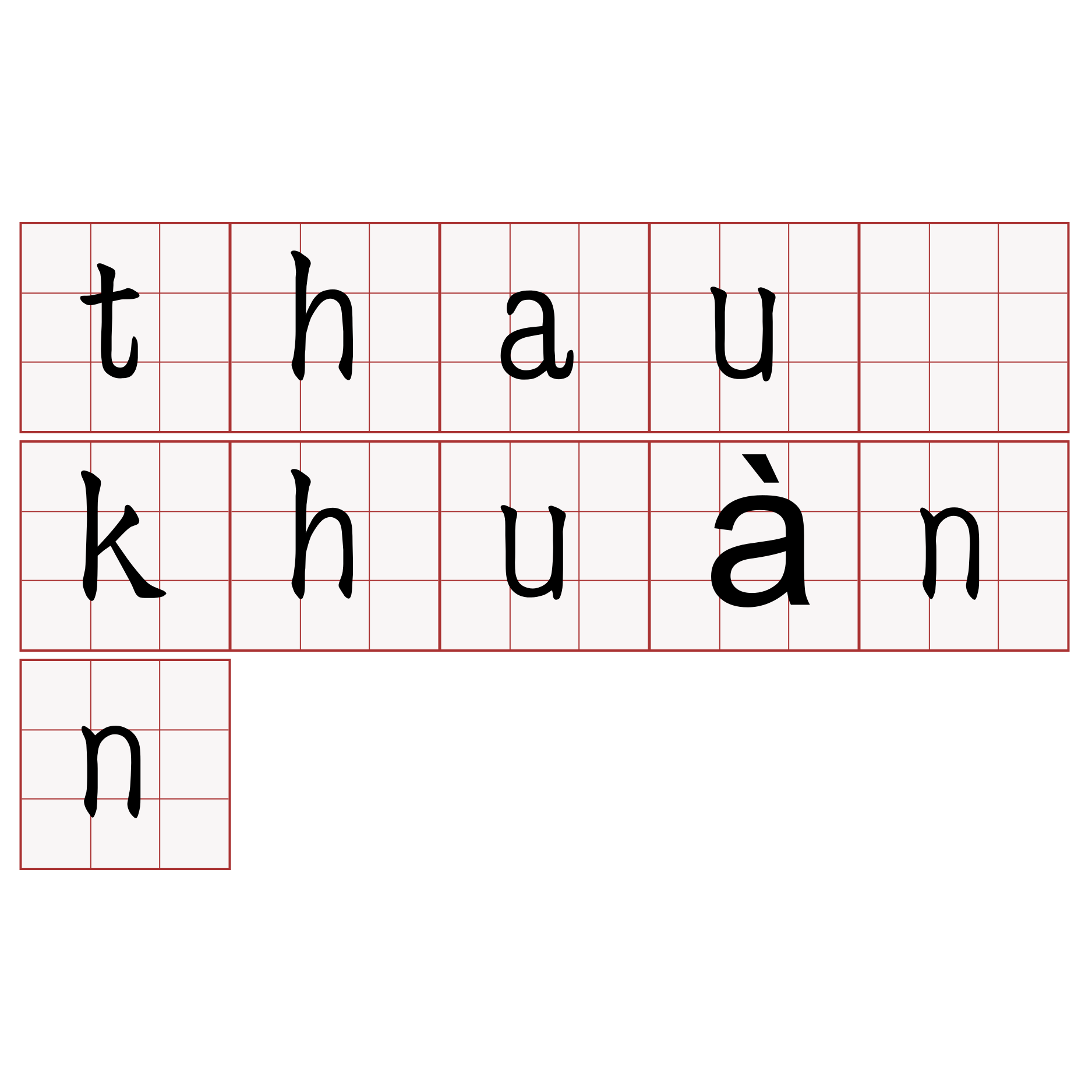 thau khuànn